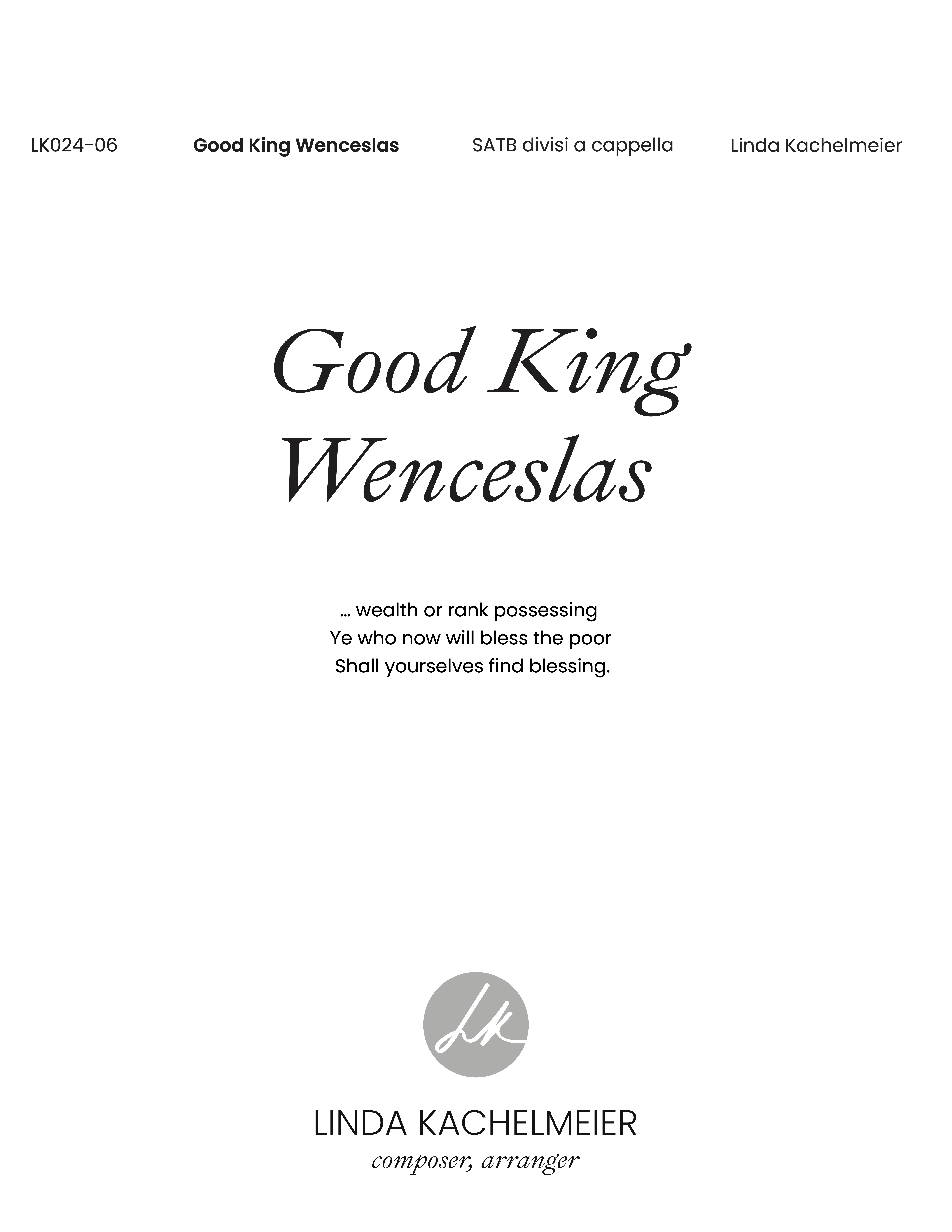 Good King Wenceslas